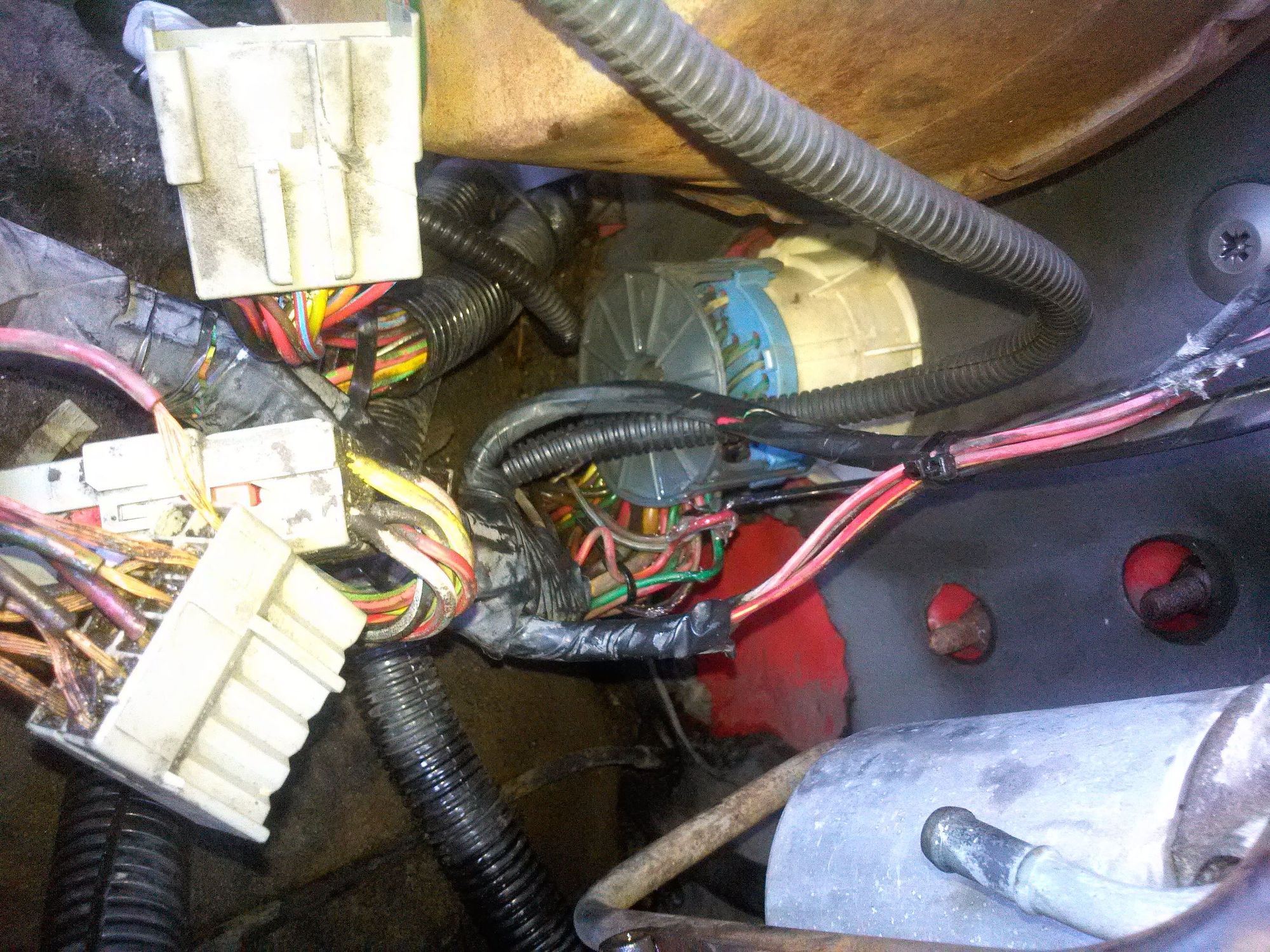 Harness connection at firewall.... - Ford Truck ... 2000 ford excursion wiring harness 