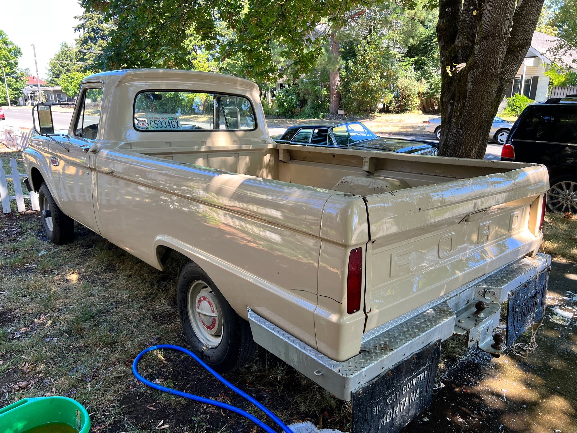 1966 Ford F-100 - 1966 F100 4x4 300 Straight six - Used - VIN F10BK760008 - 6 cyl - 4WD - Manual - Truck - Beige - Centralia, WA 98531, United States