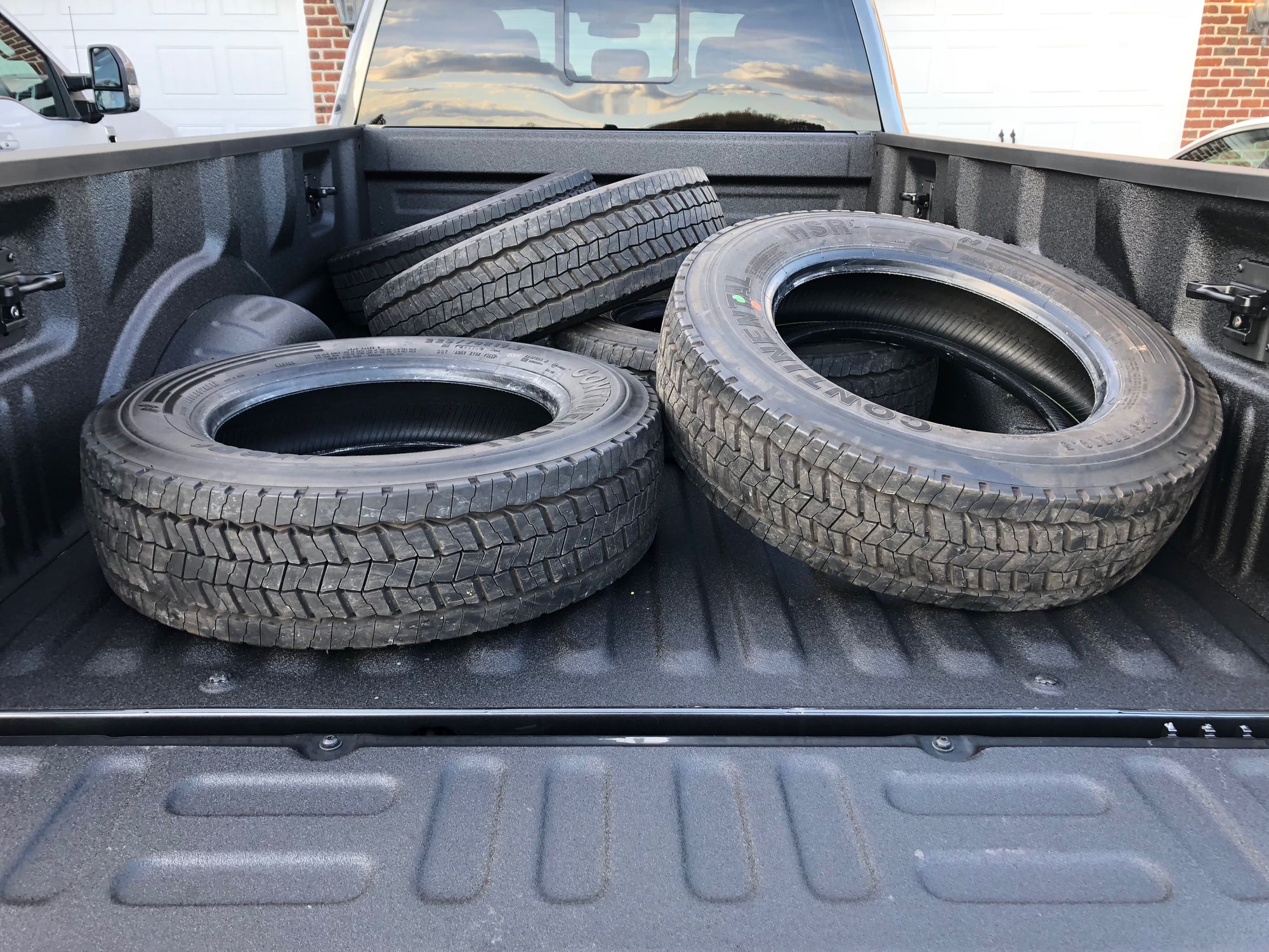 Wheels and Tires/Axles - 6 Continental HSR Tires - Used - All Years Ford F-450 Super Duty - Fallston, MD 21047, United States