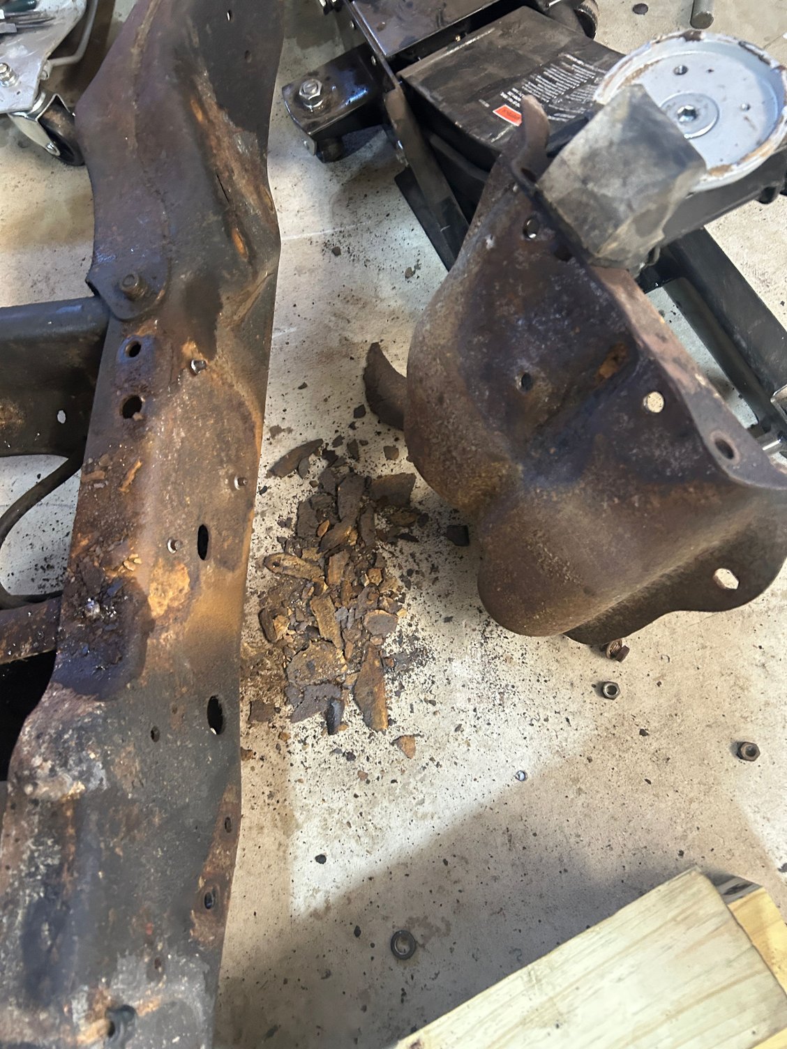 may need to beef up the frame in this area since about 1/8