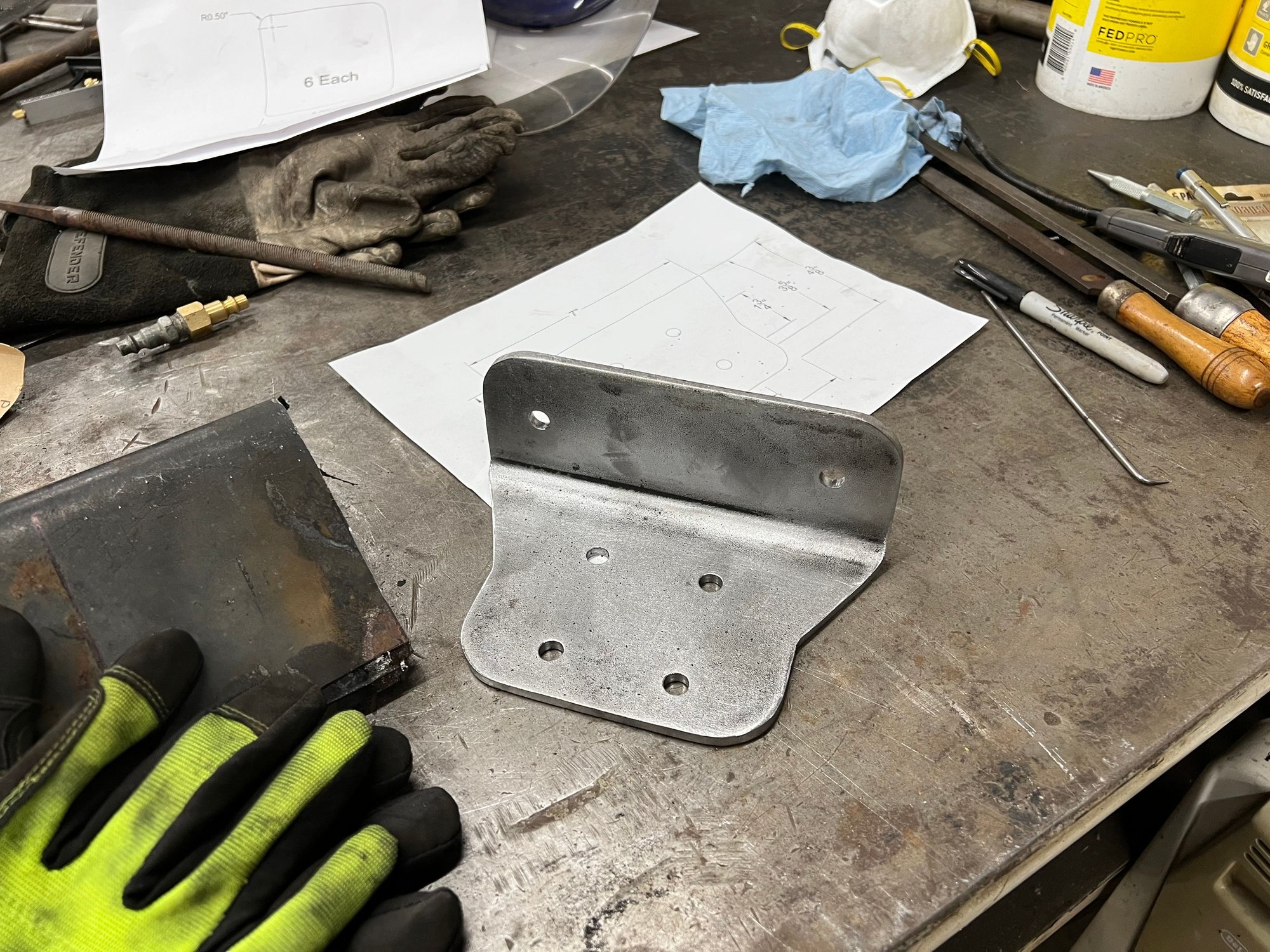 Finished up my first piece that I will be using as a template for the other five.