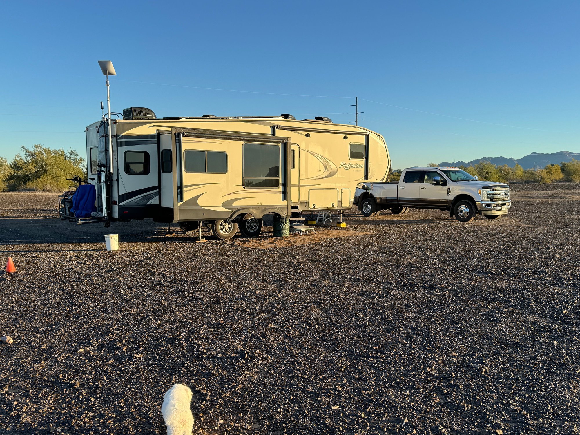 Hanging out in quartzite AZ. Last year, leaving again in a few weeks, it�s sunny and warm weather there beats the Oregon rain any time!