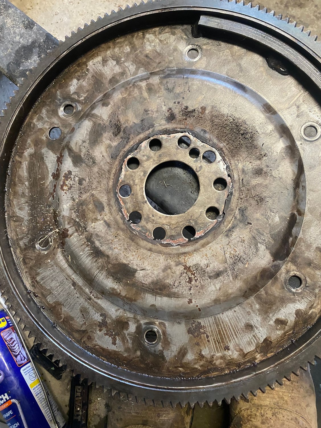 Intermittent knocking at flexplate/torque converter Ford Truck