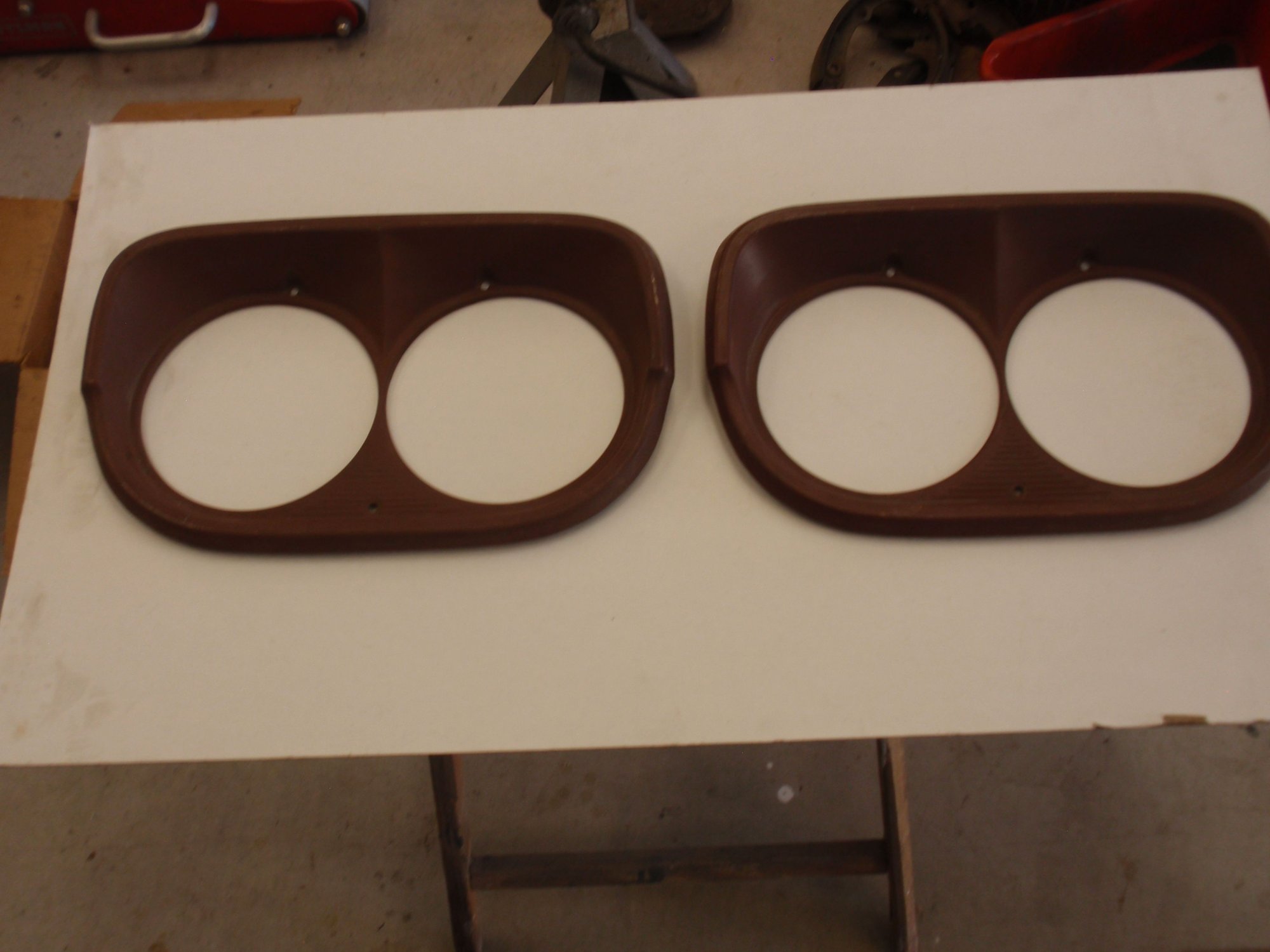 Exterior Body Parts - 1958 F100 NOS Headlight Bezels - New - 1958 Ford 1/2 Ton Pickup - Prescott Valley, AZ 86314, United States