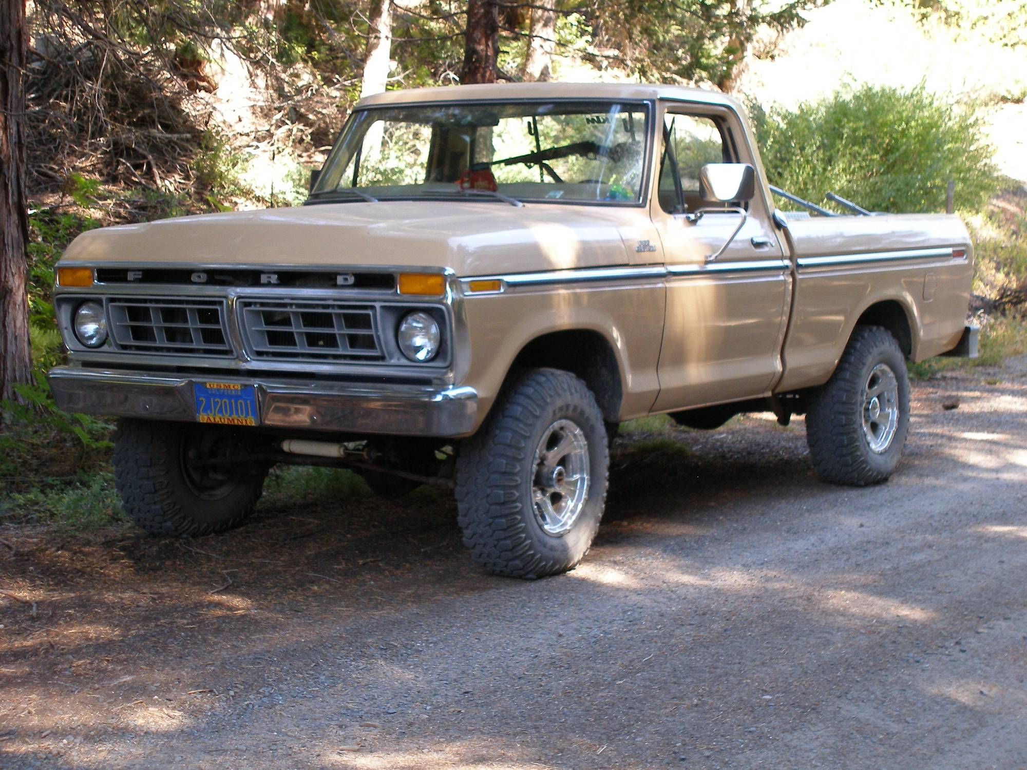 aired down 255/85/16's