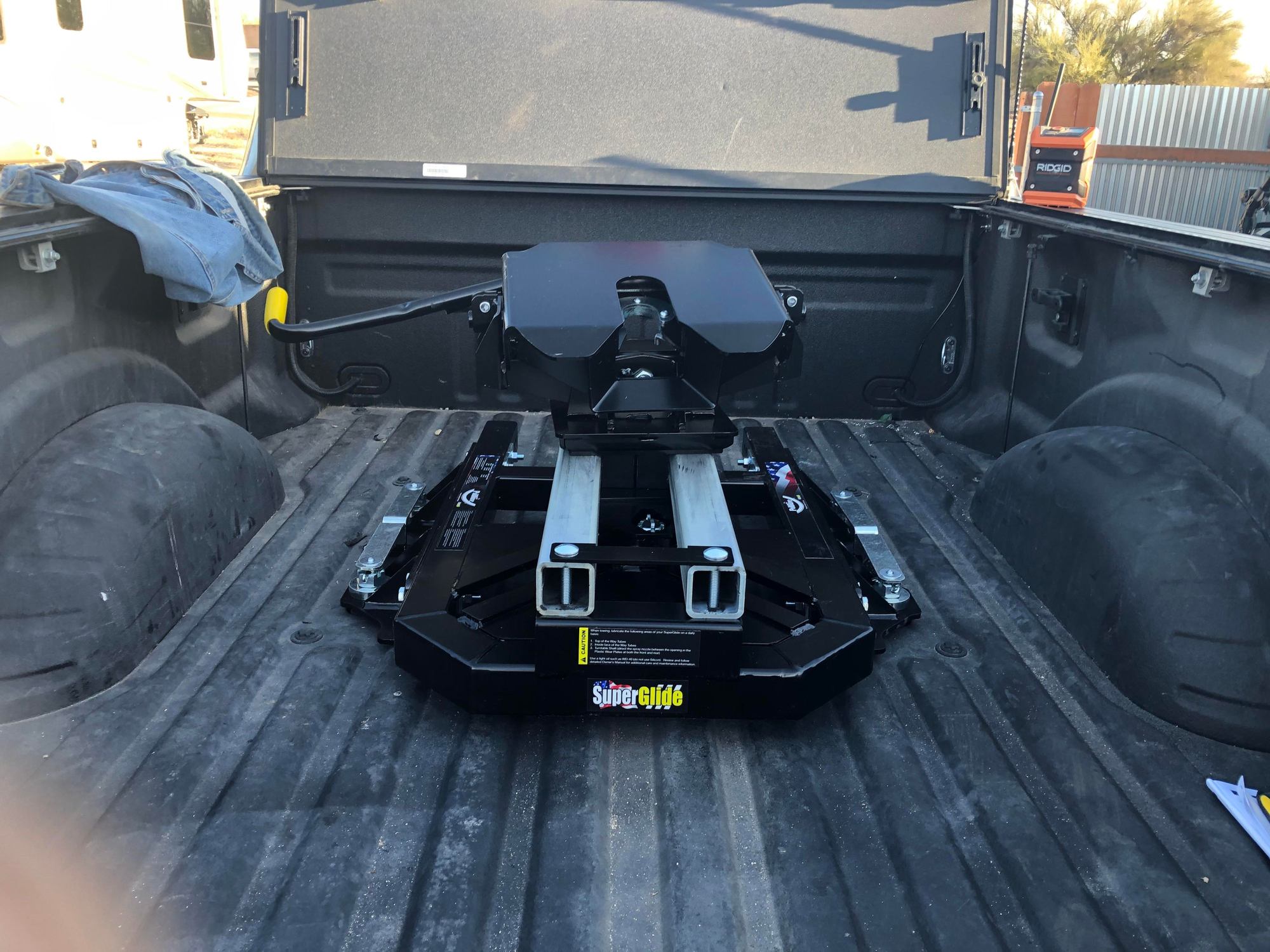 Trailer backing assist and slider 5th wheel hitch? Ford Truck