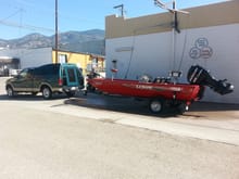 Summer 2016 washing the F150 and my bass boat down in Osoyoos, BC.