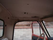 Rear portion of cab area full of holes.
