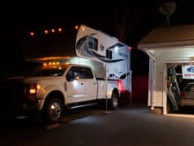 Right after we brought her home from Truck Camper Warehouse with the new Camper!