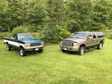 A pair of F-250s - 1996 & 2006