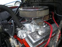 BeastCustoms 54 F100 Panel 84 GM 350c.i. 4 bolt mains with 72 350 75cc heads. Elderbrock intake and Carb. (read Carter).