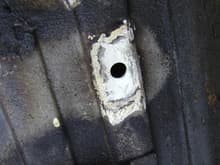 bolt hole repair back side