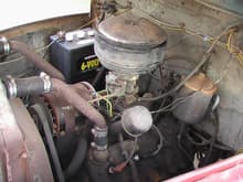 A 239 flathead V8.  It's all there and it does crank over with the starter.  Will it run??