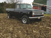 1974 IH 200. 446 dump truck motor and Spicer 5 speed from a dump truck. 14 bolt rear and 44 front. 4.88 gears.