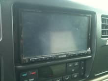 Kenwood DDX814 touchscreen with nav/bluetooth/iPod/external usb plug/rearview camera/and feeds to 2 headrest tv's