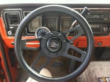 New steering wheel and an old school Sun tach