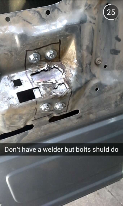 My Broken Door Handle Repair Do Not Need A Welder Ford Truck Enthusiasts Forums