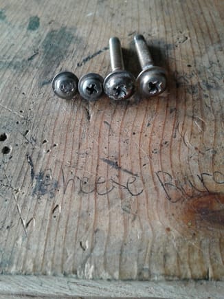 The carnage of the screws...