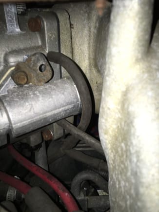 Vacuum line “Y” connection on my ‘87. 