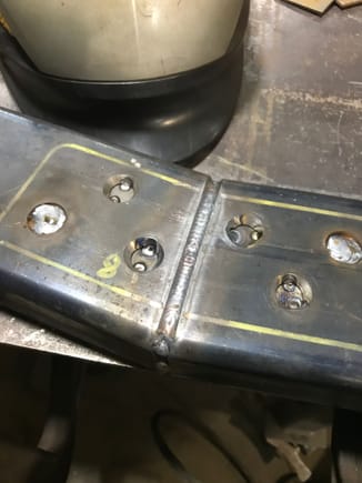Gave all the joints a root pass with the TIG welder. After the first one i split this pass into 3 passes and let each fully cool before welding another to help with the warpage. I was also flipping the part over often and welding each side a little at a time to prevent too much shrinkage from happening on one side before moving to the next.