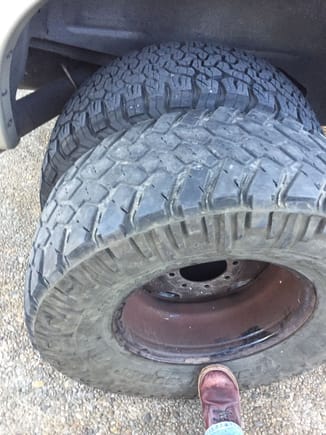Full size, not the same tire but it was cheap and it’ll do the trick.