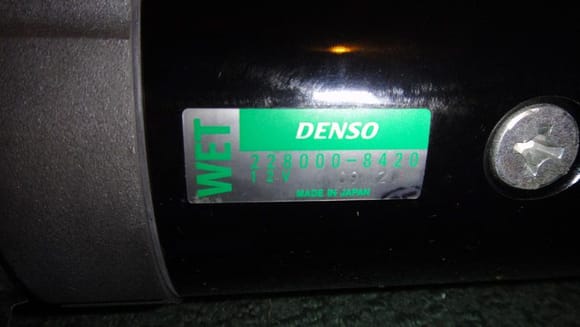 Denso sticker.  Even the sticker is better. ;)