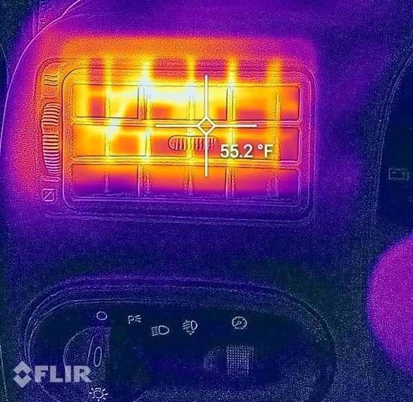 Key on engine off, blower running about 12 mins.