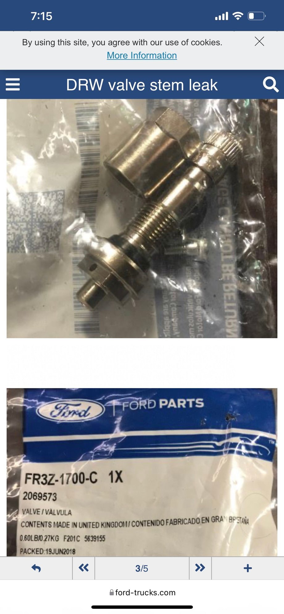 Dually valve stem… Ford Truck Enthusiasts Forums