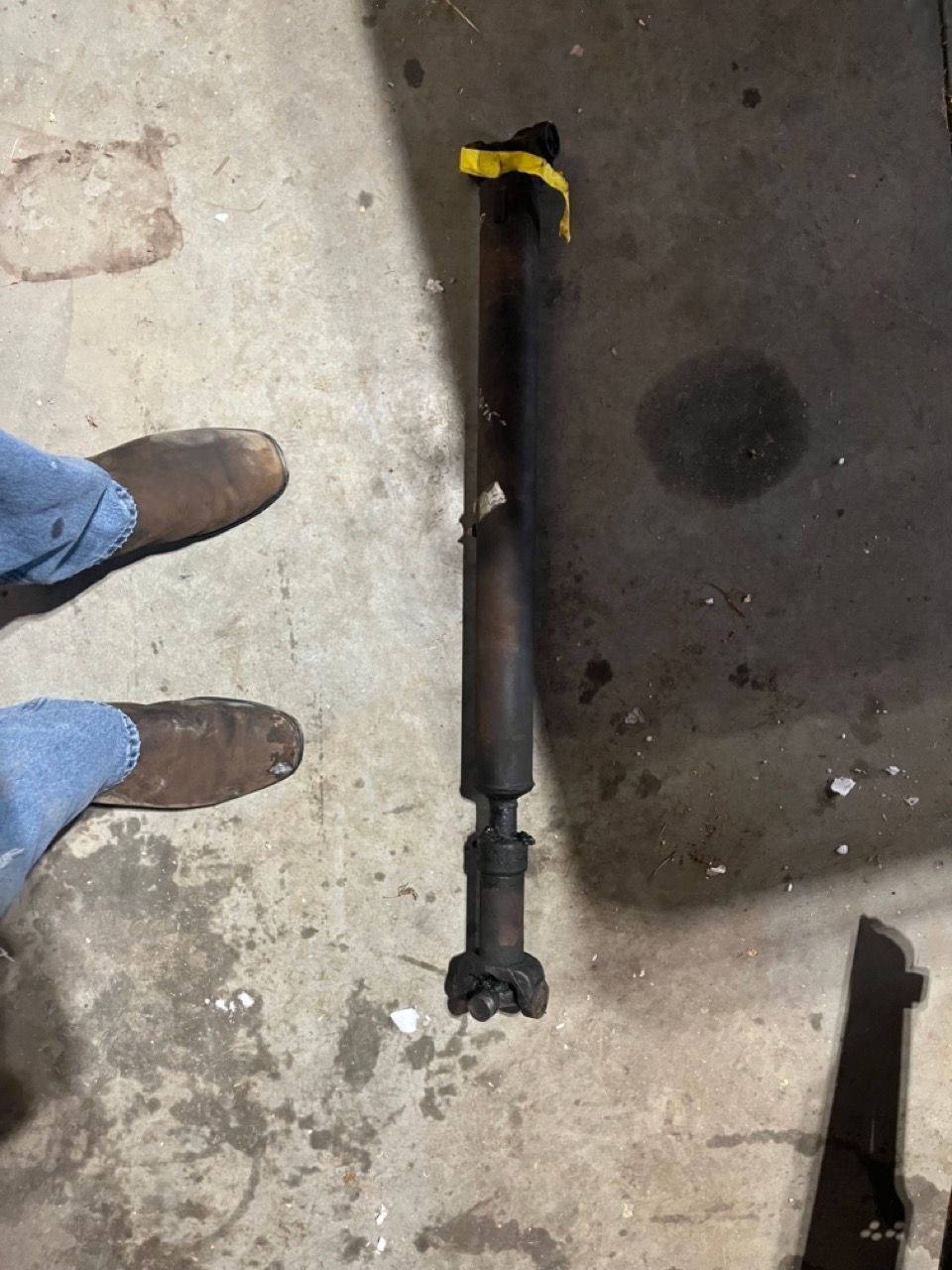 Current stock f-150 driveshaft 