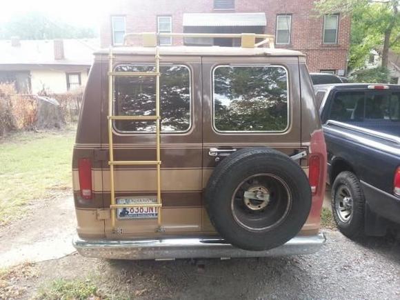 The ladder is still there!