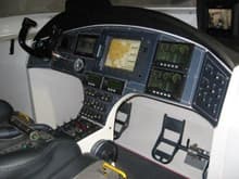 Cockpit of MTI 55' with PT6A-41 Engines full EFIS Displays