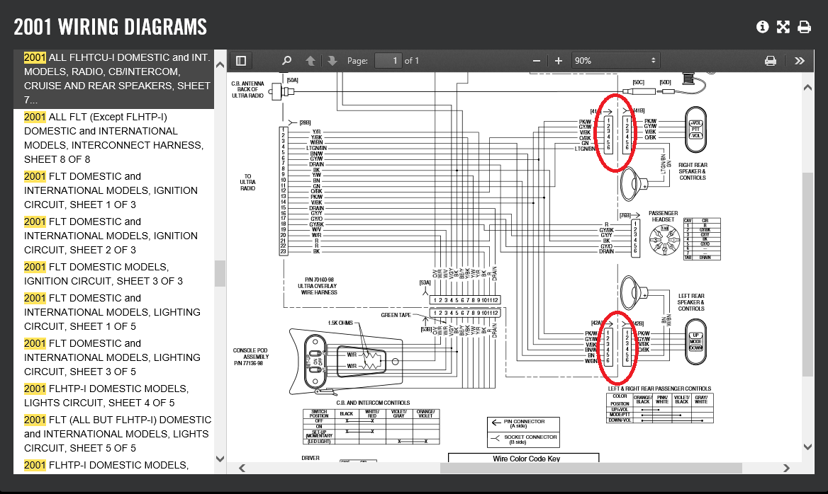 2005 Harley Davidson Ultra Classic Wiring Diagram Wiring ...