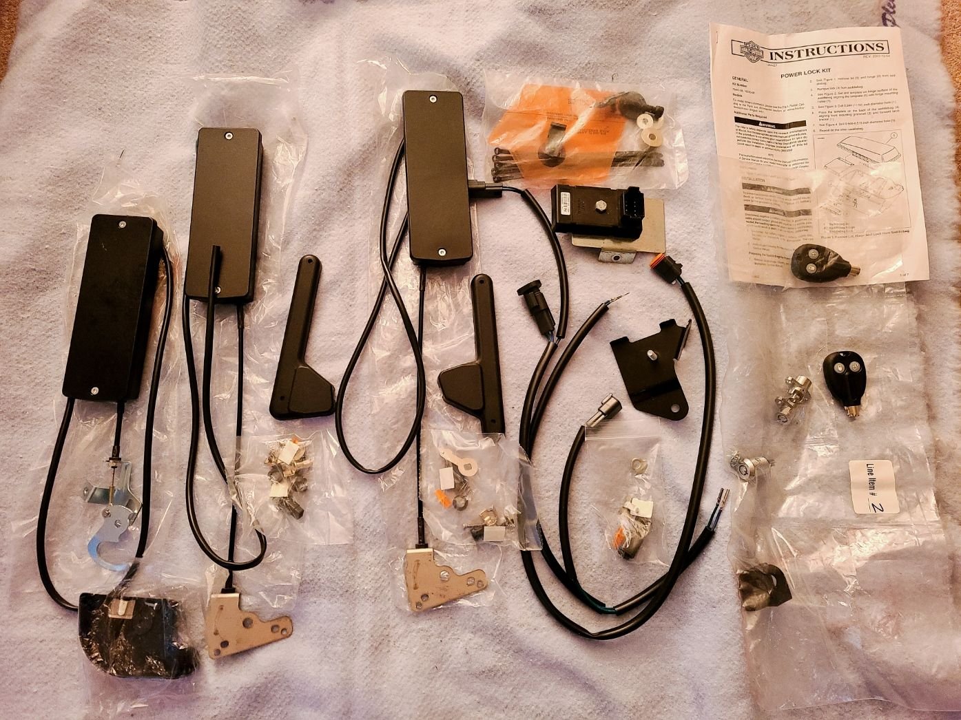 OEM HD Power Lock for Saddlebags and Tourpak 2013 & older Harley