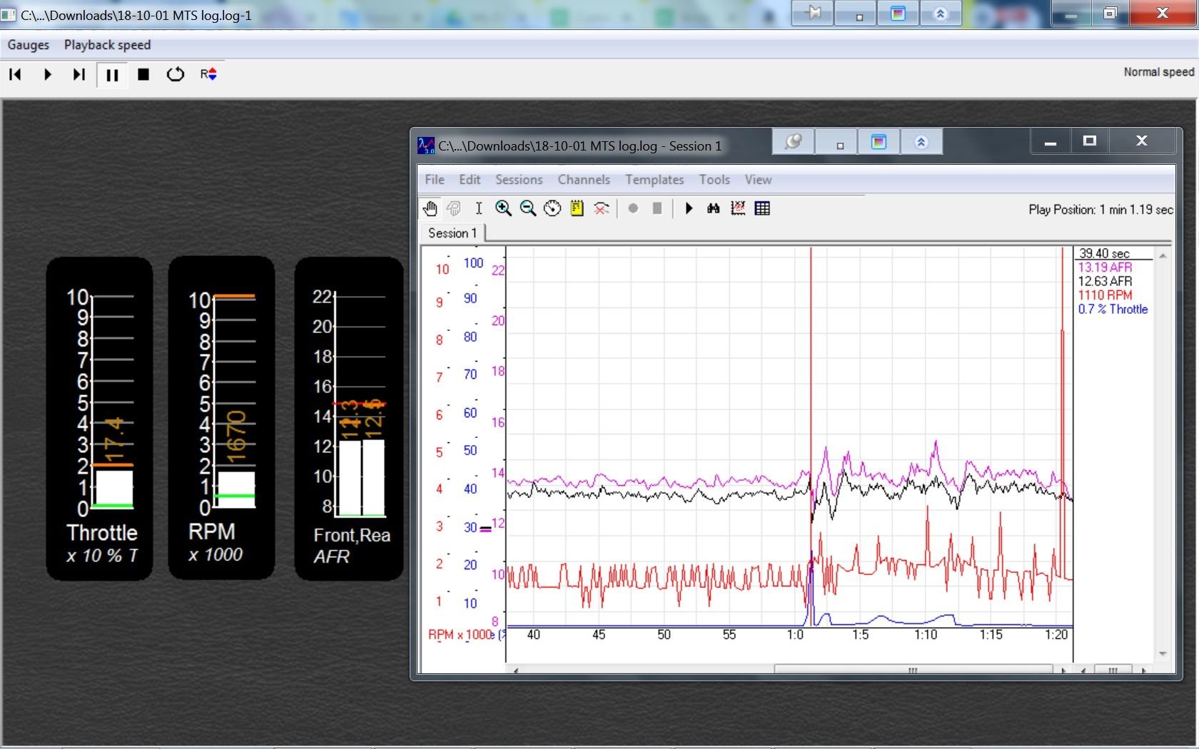 RPM data logger graph Is this as good as it gets? Harley Davidson Forums