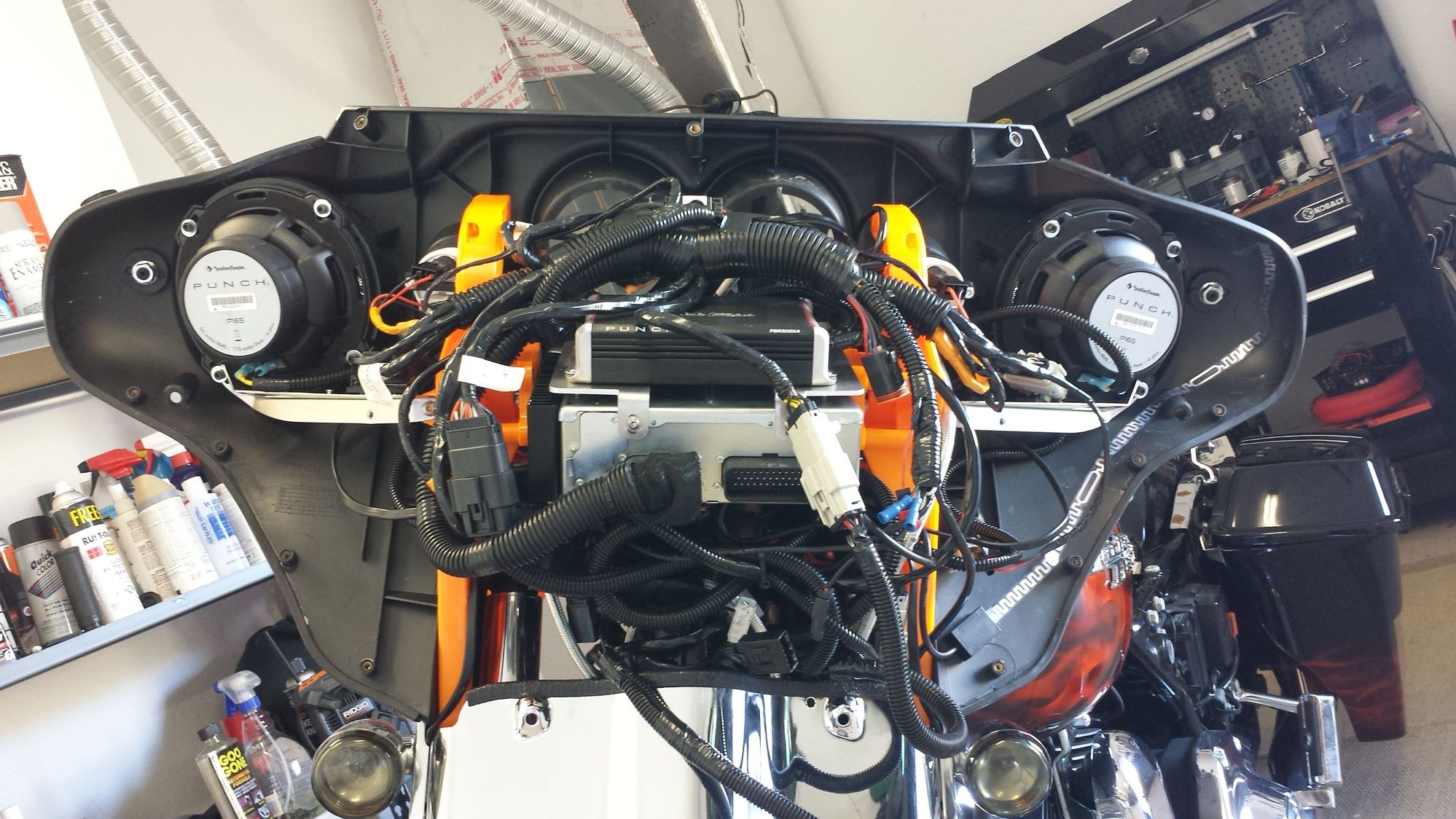 Adding a Street Glide Fairing to our Road King Page 9 Harley