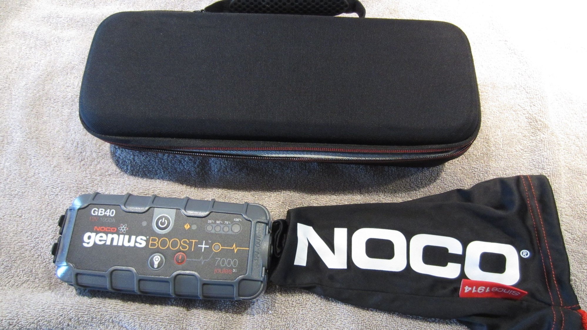 NOCO Genius Boost Plus GB40 Jump Starter with Slim Case Harley