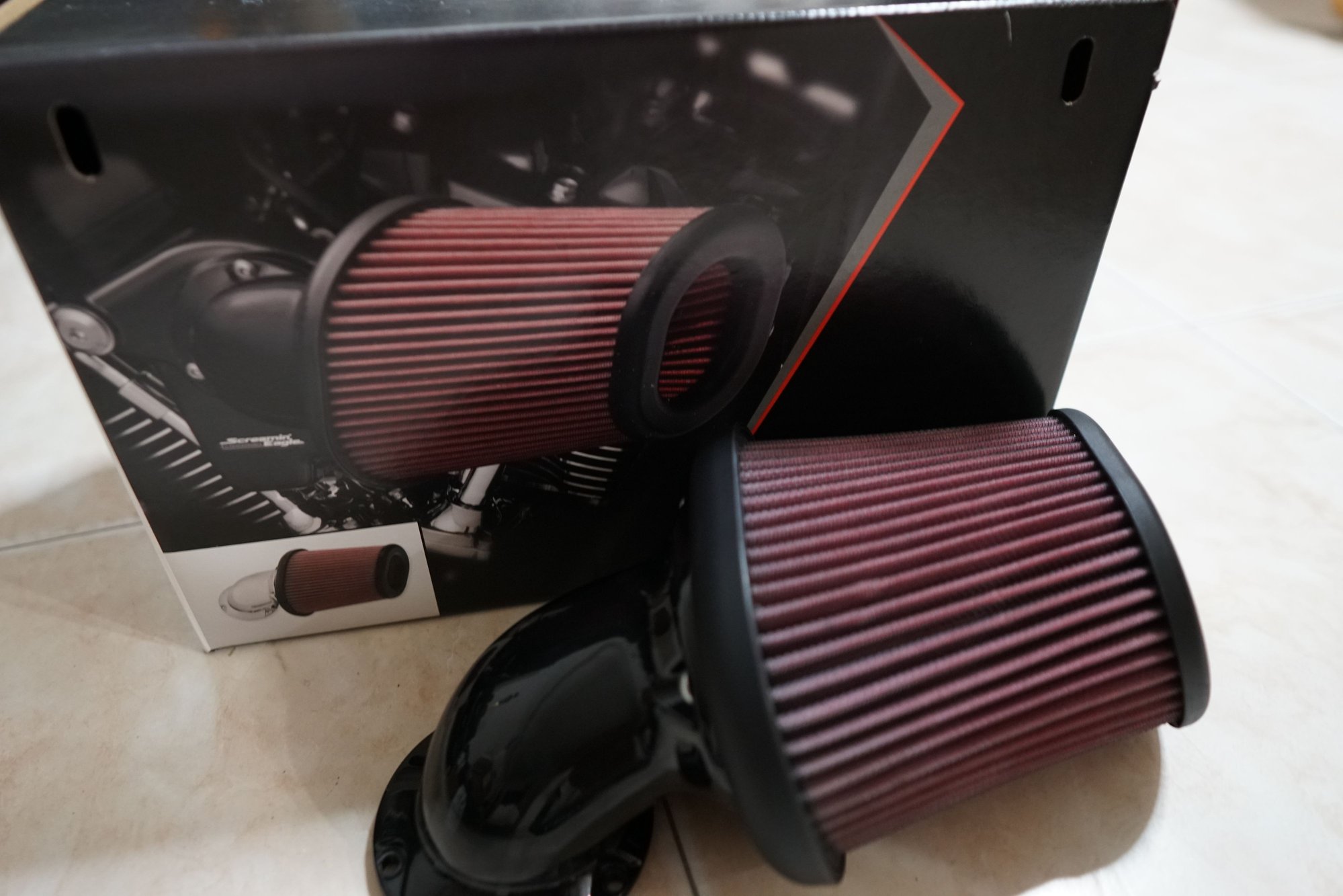 Extreme Heavy Breather Air Filter from Screaming' Eagle Harley