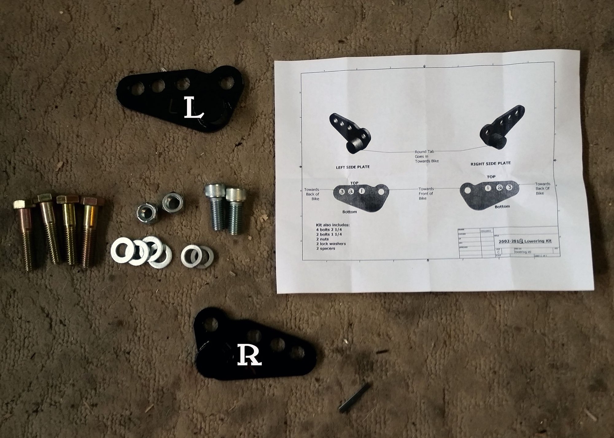Road6Custom Lowering Kit install 2015 RK Harley Davidson Forums