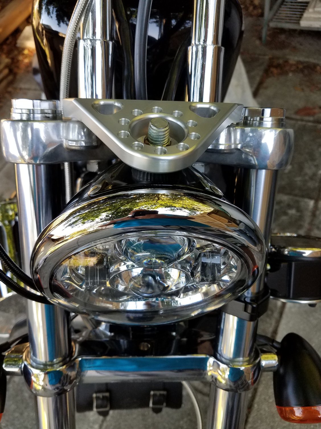 Change headlight mount and / or bucket Harley Davidson Forums