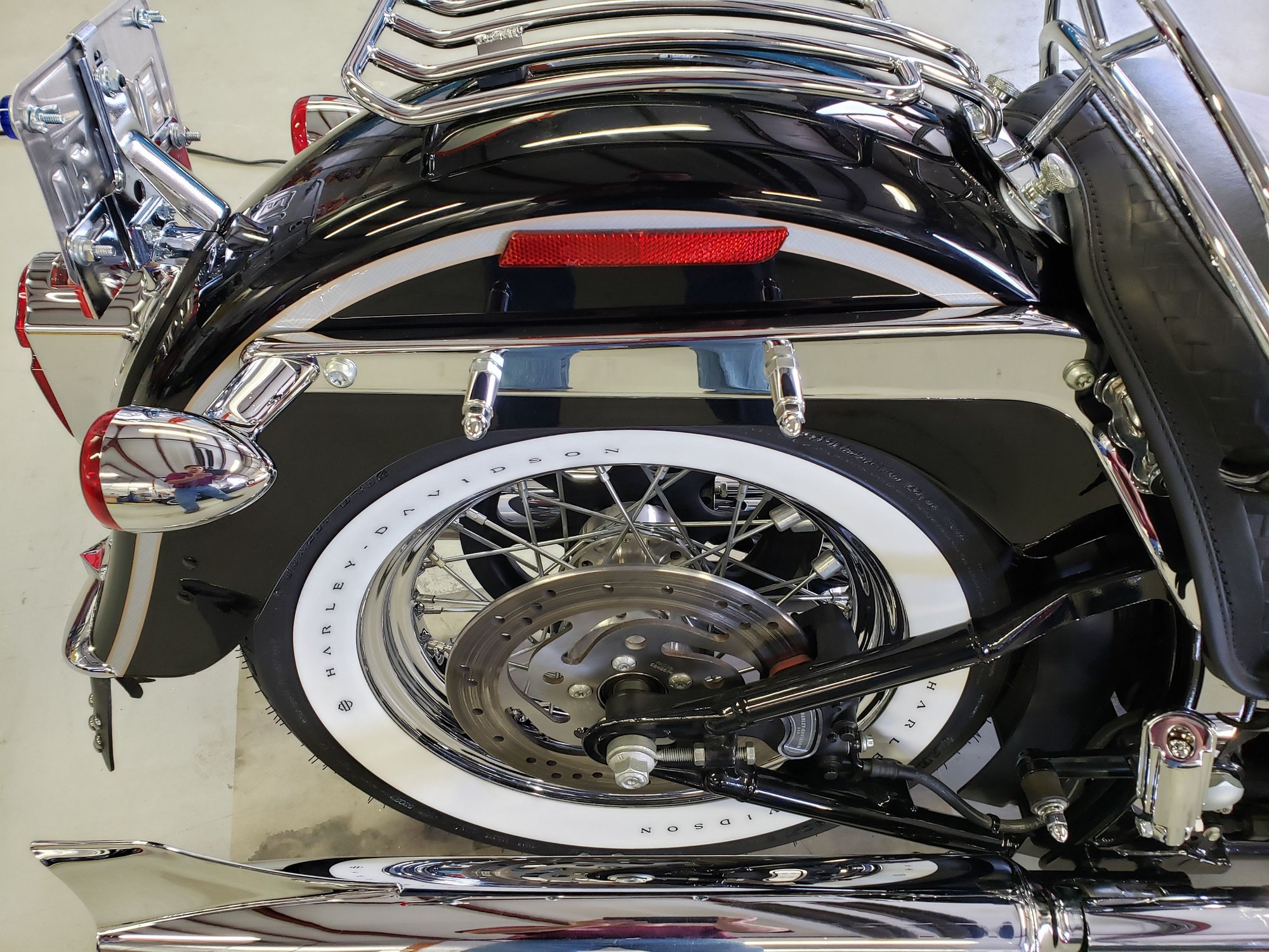 Clever ideas for clean look after removing saddlebags? Harley