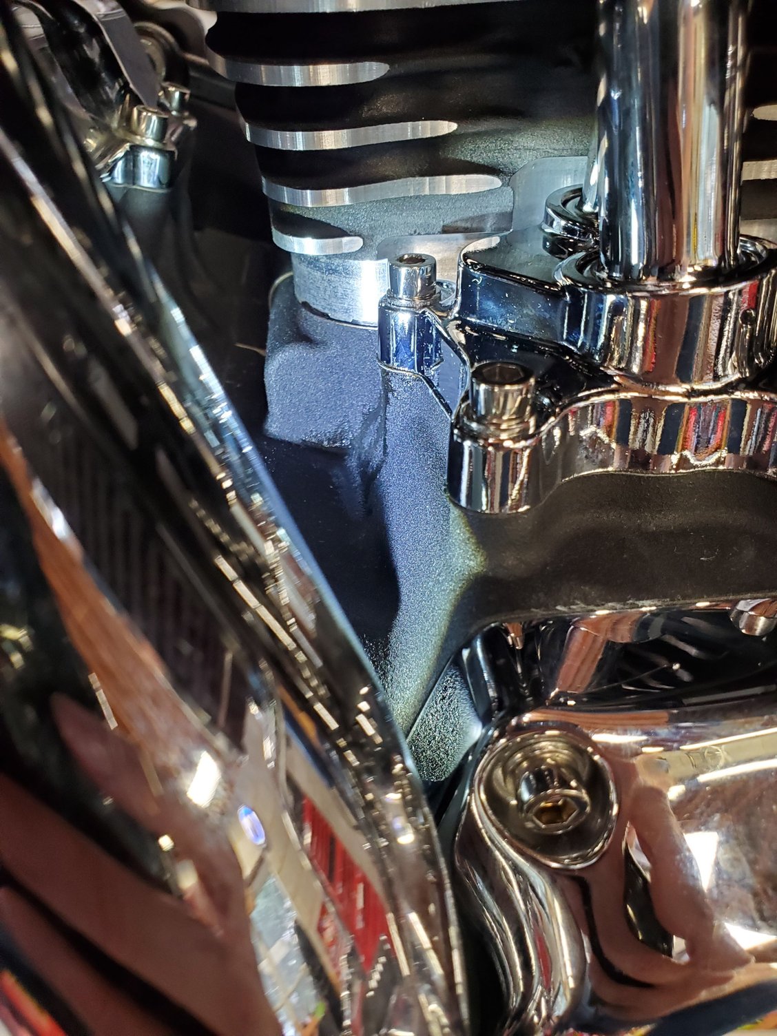 Lifter block/cover leak frustrating Harley Davidson Forums