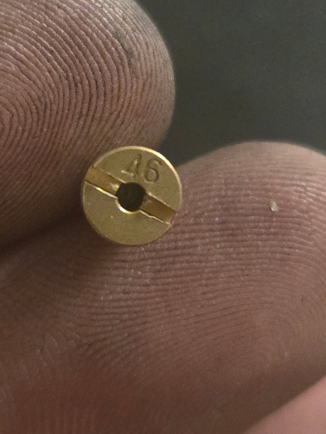 Pilot jet currently in it.