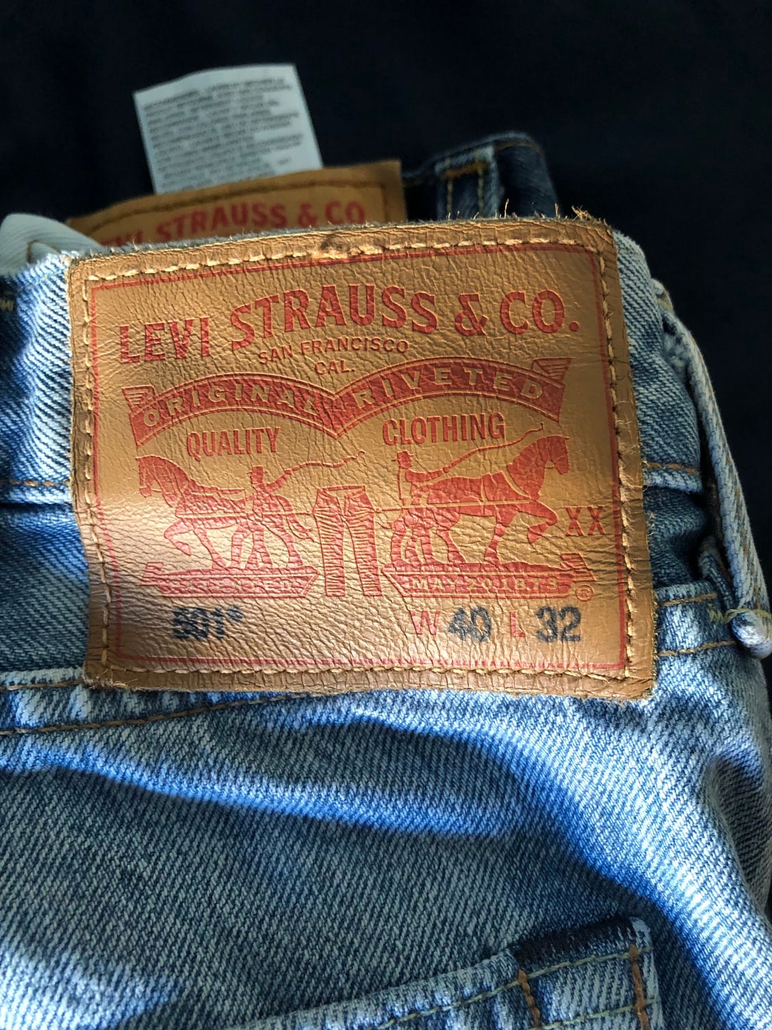 Levis 501 and 550 jeans new - Harley Davidson Forums