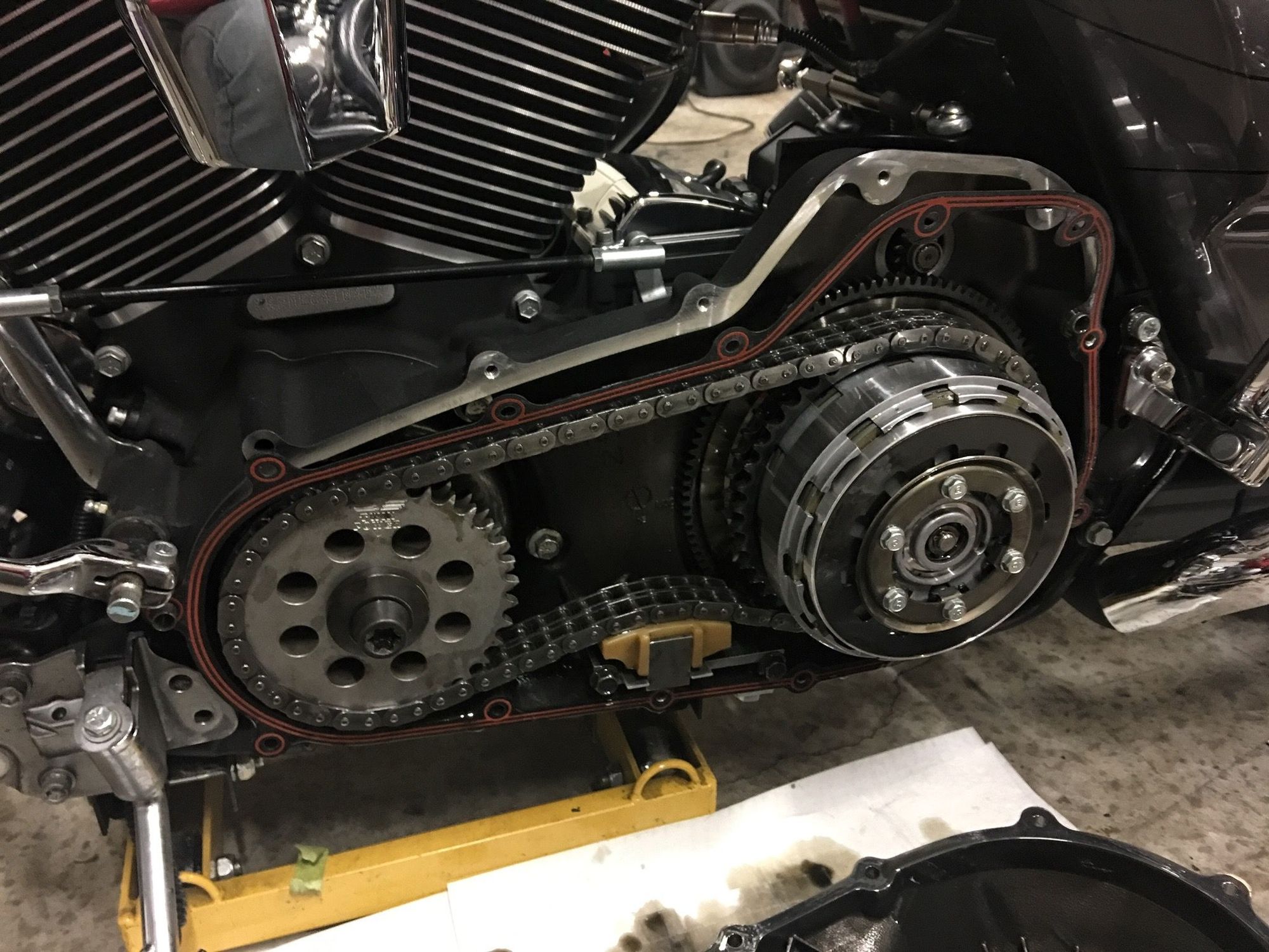 14' SGS Compensator Eliminator Sprocket Install Harley Davidson Forums