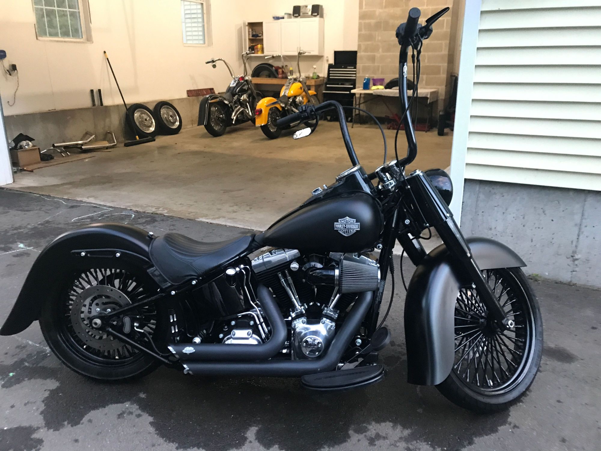 softail slim stretched fender