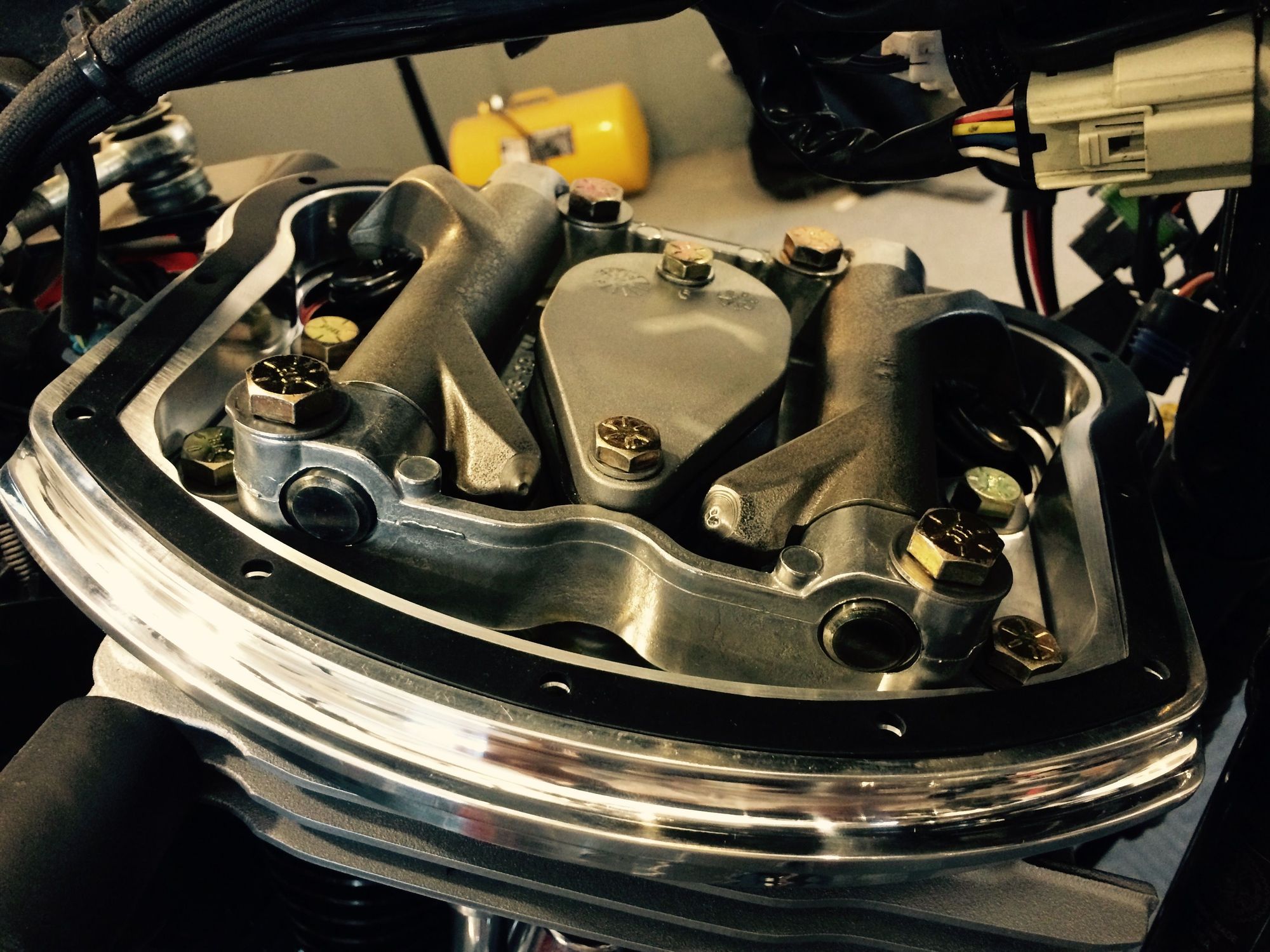 Revtech Xzotic Chrome Panhead Pan Head Rocker Box Boxes Harley TwinCam