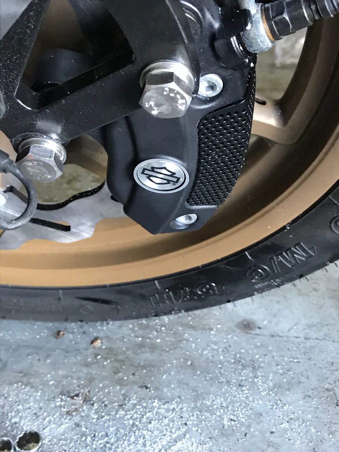 How toDual Disc Brembo calipers on a Dyna Page 15 Harley Davidson