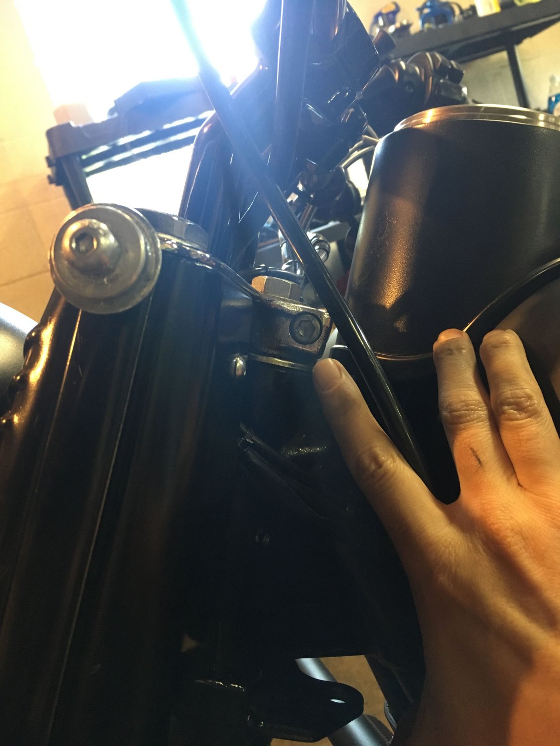 Steering head bearing adjustment confused Harley Davidson Forums