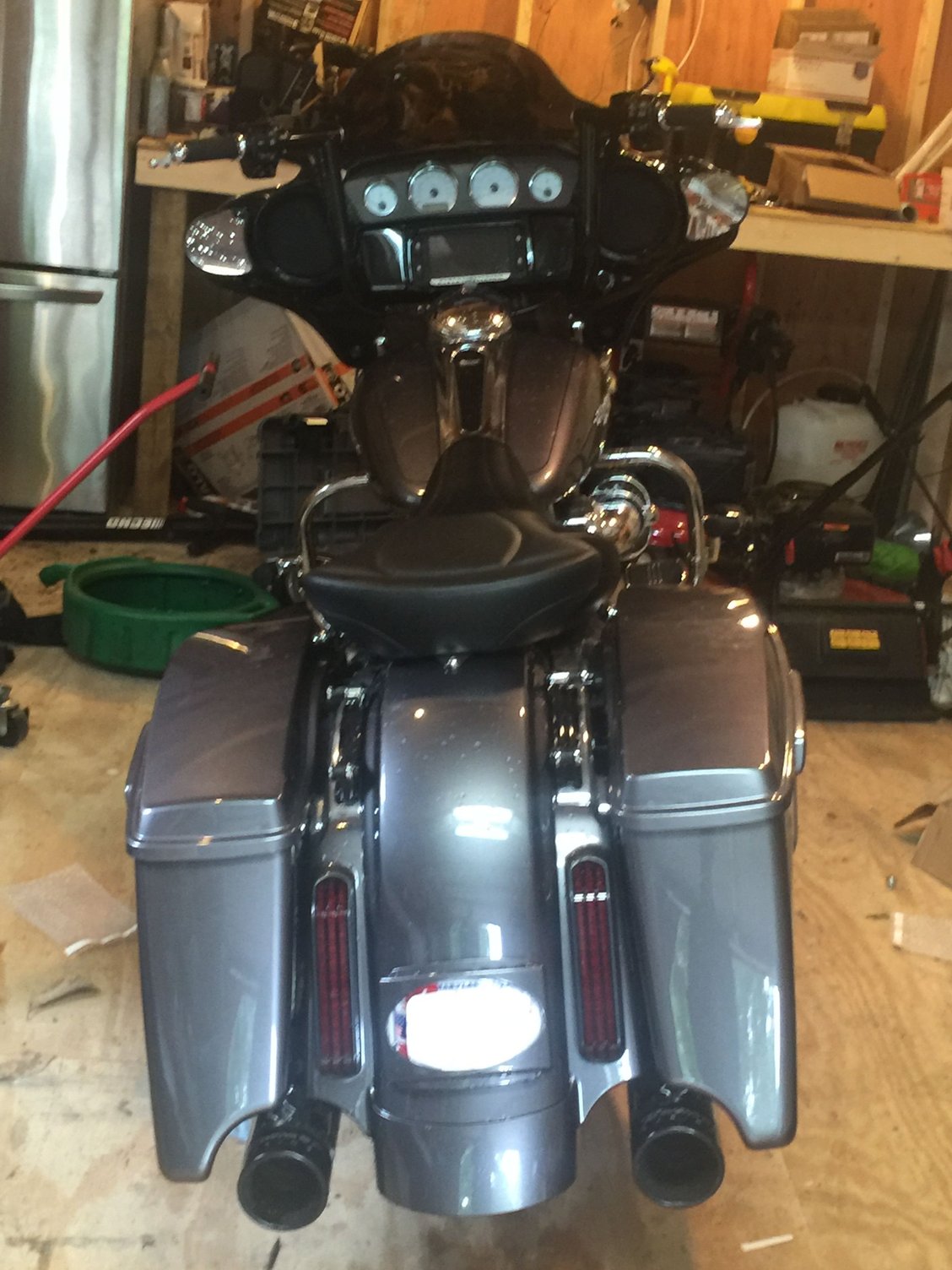 License plate frame options on CVO tails Page 2 Harley Davidson Forums