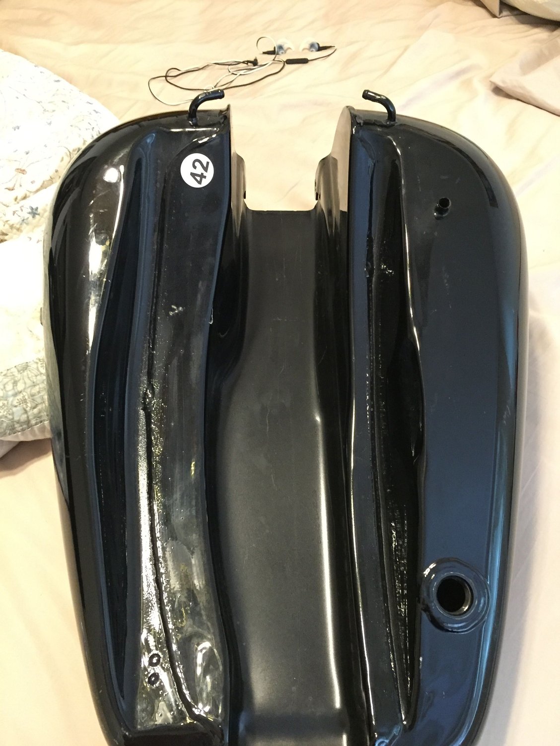 Vivid Black Dyna Gas Tank Harley Davidson Forums